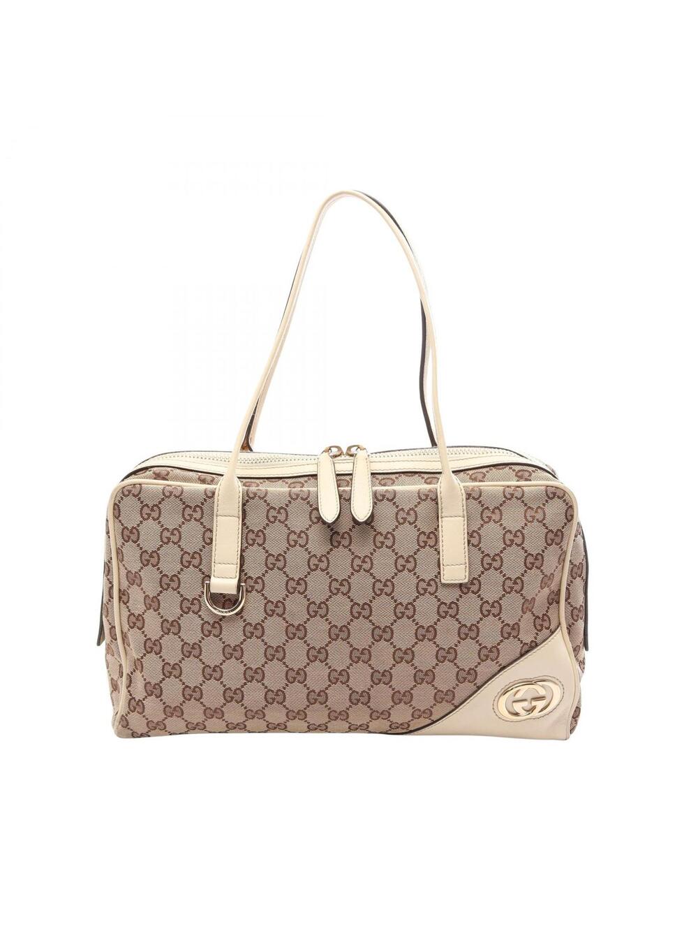 Gucci New Britt Gg Canvas Shoulder #323799G52B